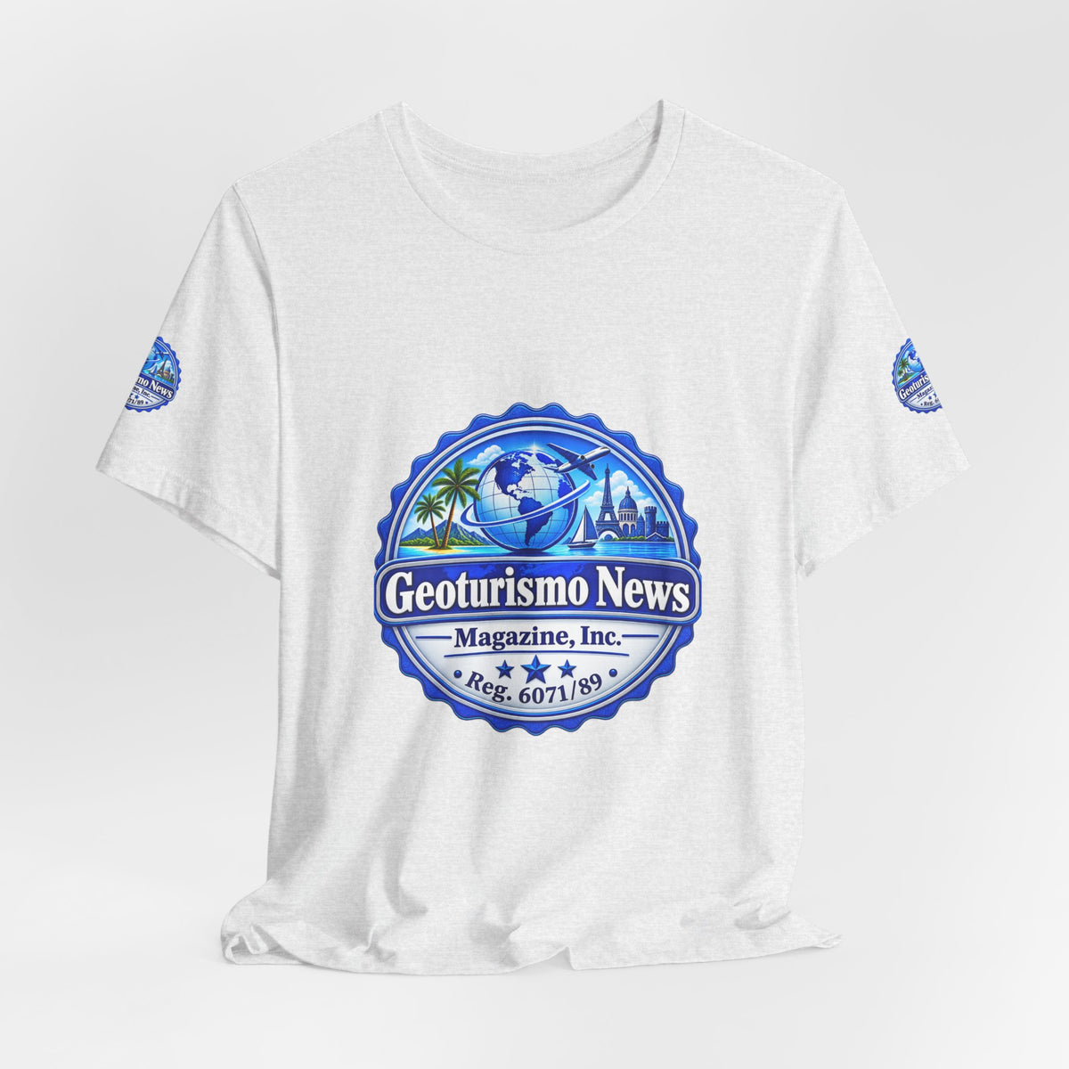 Geoturismo News Logo Tee — Travel & Adventure Magazine T-Shirt