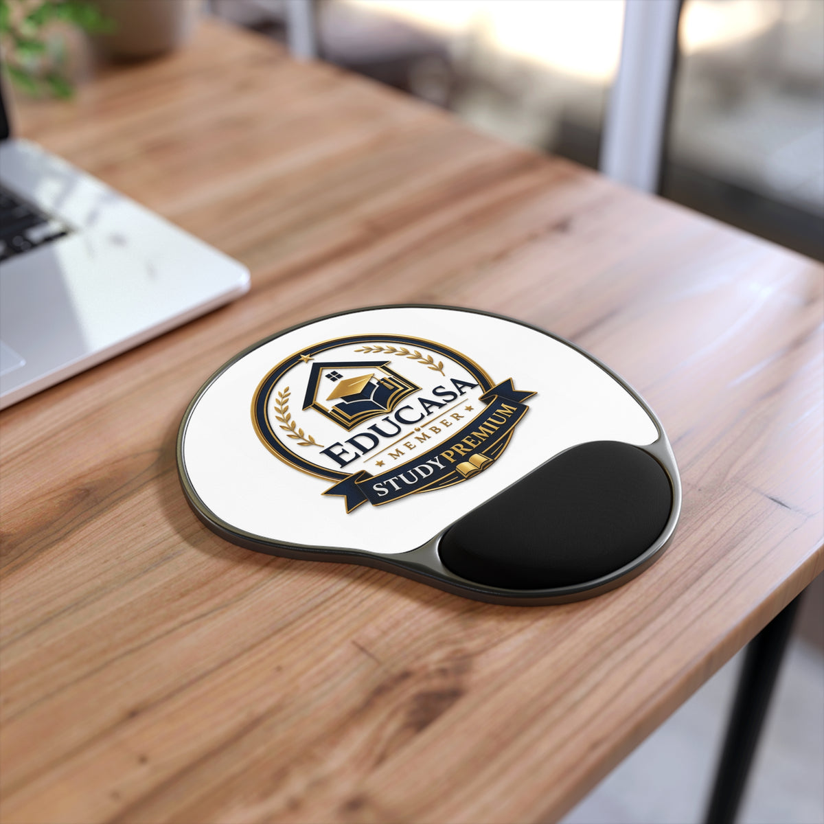 EDUCASA Study Premium Mouse Pad with Ergonomic Wrist Rest