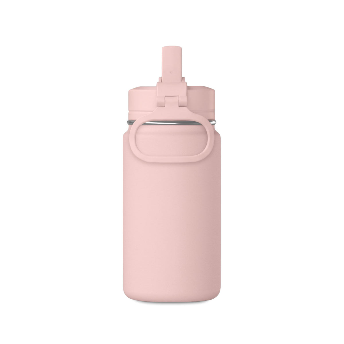 Mini Water Bottle — Pink 14oz Stainless Accent Kids & Travel Bottle