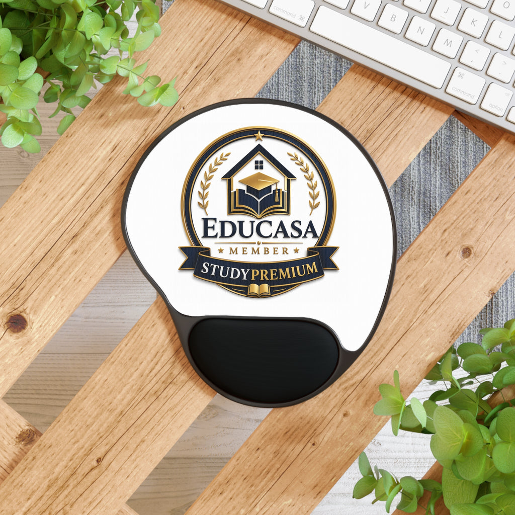 EDUCASA Study Premium Mouse Pad with Ergonomic Wrist Rest