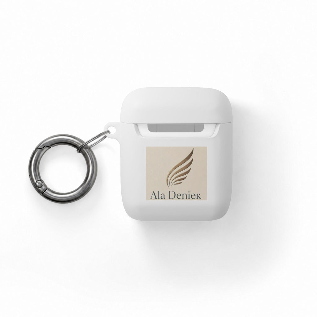 Ala Deniek Logo AirPods Case Cover — Slim Protective Case with Keyring