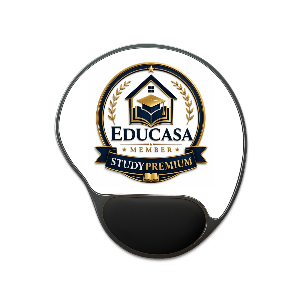 EDUCASA Study Premium Mouse Pad with Ergonomic Wrist Rest