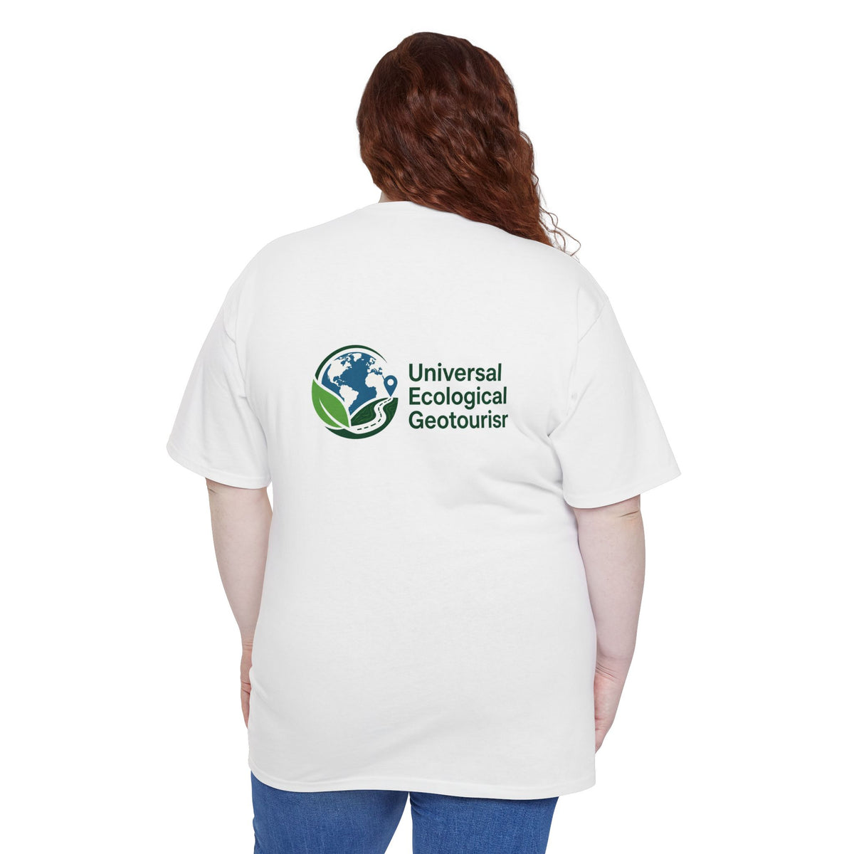 Educasa Study Premium Logo T-Shirt — Universal Ecological Geotourism Back Print