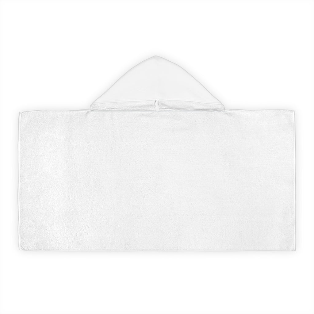 Youth Hooded Towel — "American Queenys" Gold Crown Beach & Pool Towel for Girls