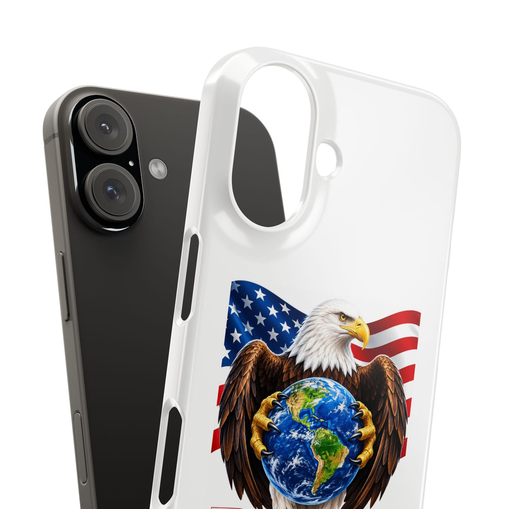 Patriotic Eagle Globe Phone Case – "Rodeco Made in USA"
