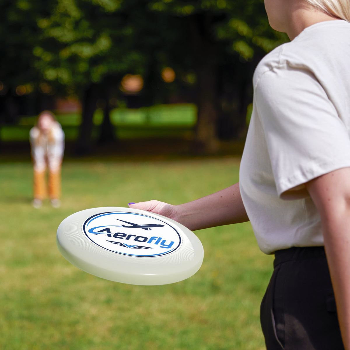 Aerofly Logo Frisbee — Lightweight Flying Disc for Outdoor Fun