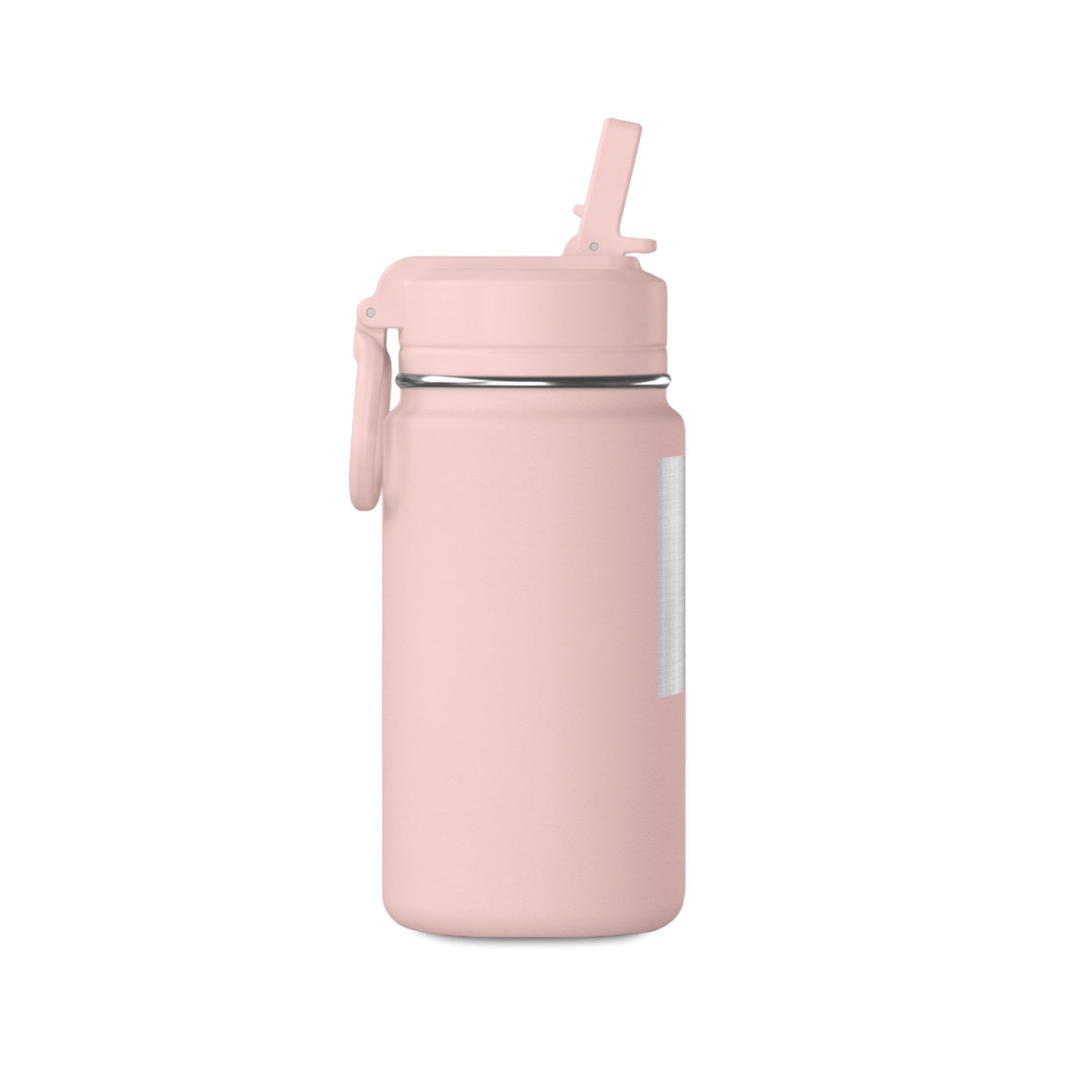 Mini Water Bottle — Pink 14oz Stainless Accent Kids & Travel Bottle