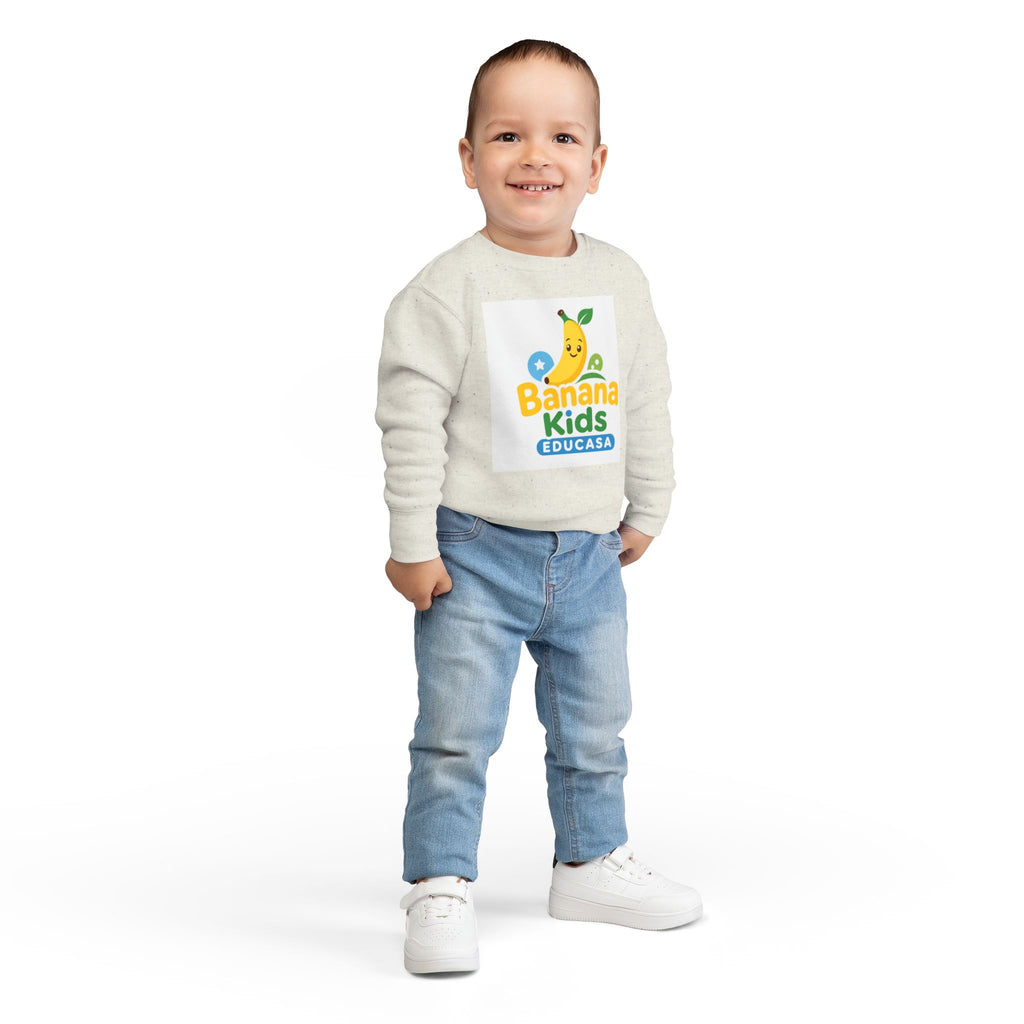 Toddler Sweatshirt — Banana Kids Educasa Cute Banana Character Pullover