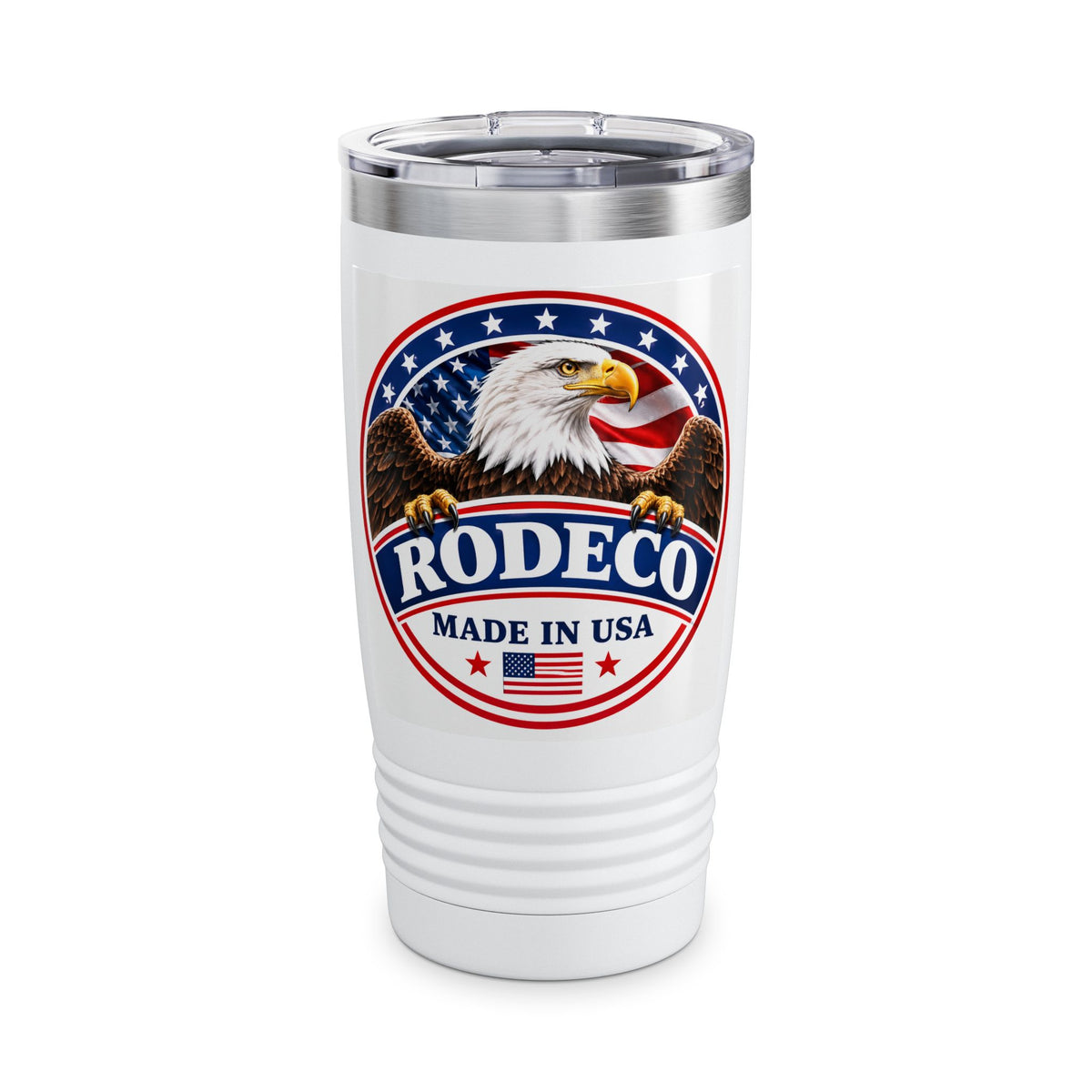 Made in USA Eagle 20oz Tumbler — Rodeco Patriotic Travel Mug