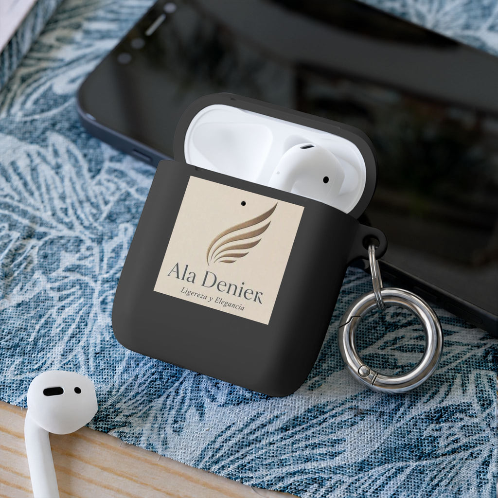 Ala Deniek Logo AirPods Case Cover — Slim Protective Case with Keyring