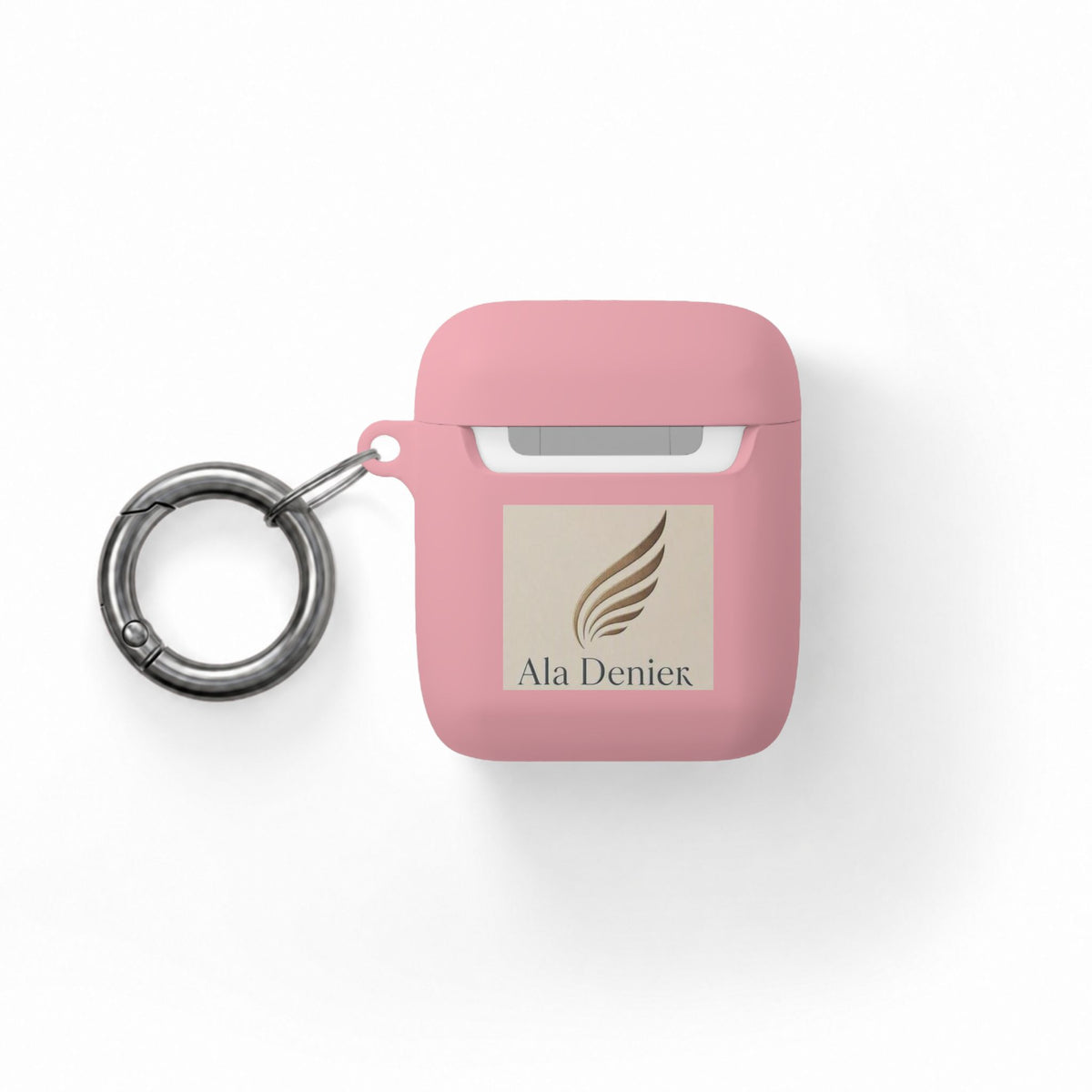 Ala Deniek Logo AirPods Case Cover — Slim Protective Case with Keyring