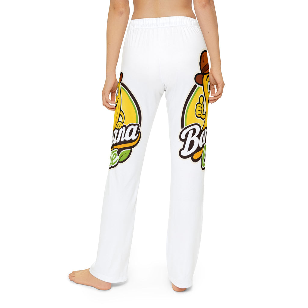 Kids Lounge Pants — "Banana Unite" Cartoon Banana Graphic Lounge Pants for Children