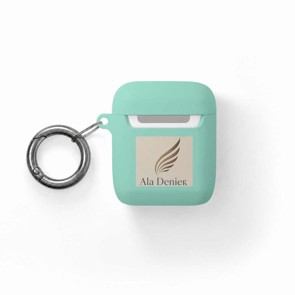Ala Deniek Logo AirPods Case Cover — Slim Protective Case with Keyring