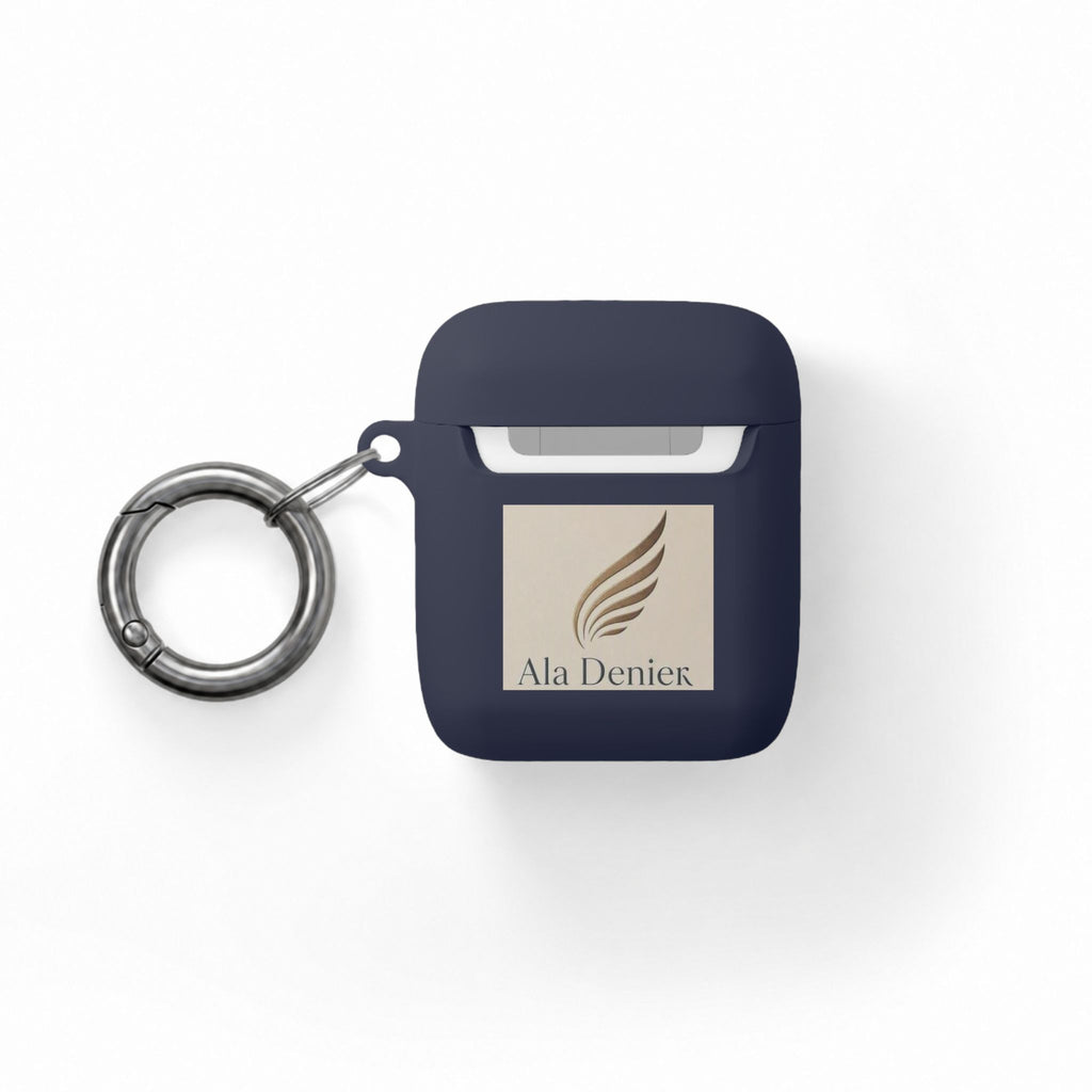 Ala Deniek Logo AirPods Case Cover — Slim Protective Case with Keyring