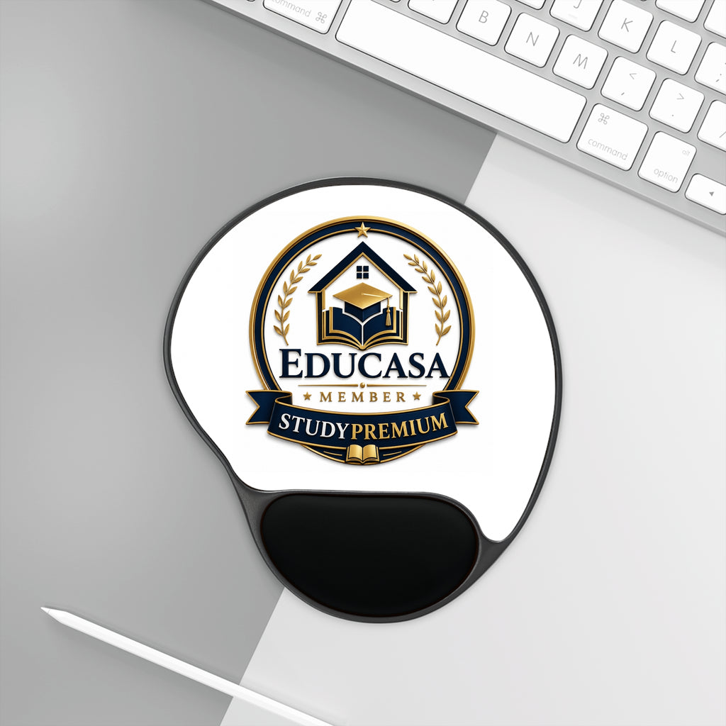 EDUCASA Study Premium Mouse Pad with Ergonomic Wrist Rest
