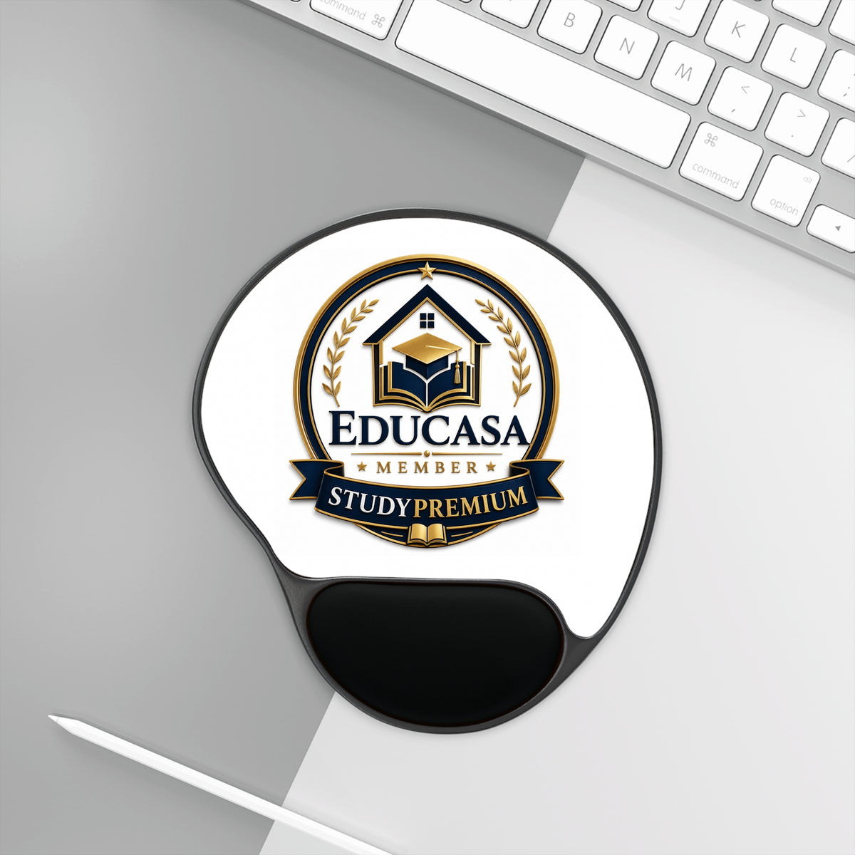 EDUCASA Study Premium Mouse Pad with Ergonomic Wrist Rest