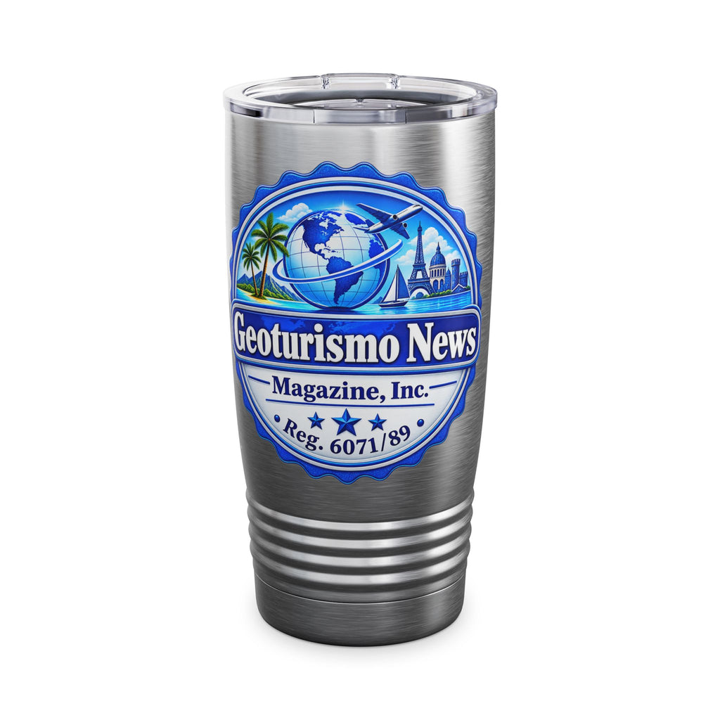 Geoturismo News 20oz Travel Tumbler — Insulated Ringneck Stainless Cup