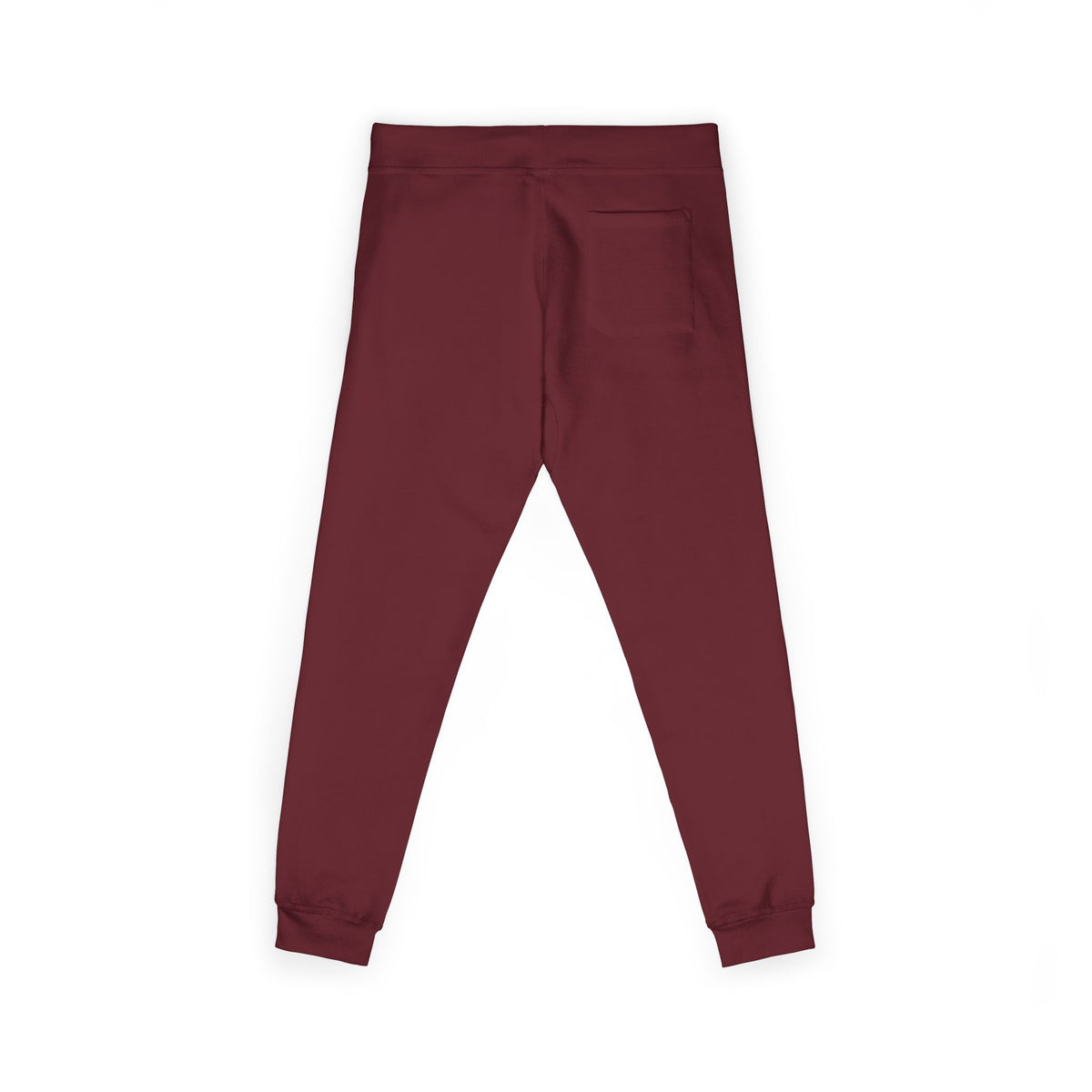 Embroidered Olive Fleece Sweatpants — Cozy Casual Joggers with Minimal Patch