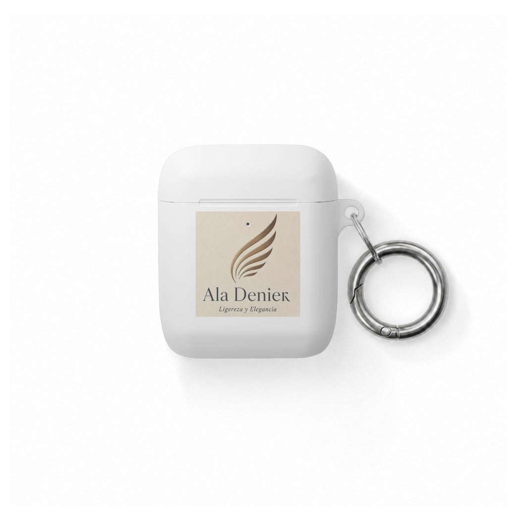 Ala Deniek Logo AirPods Case Cover — Slim Protective Case with Keyring