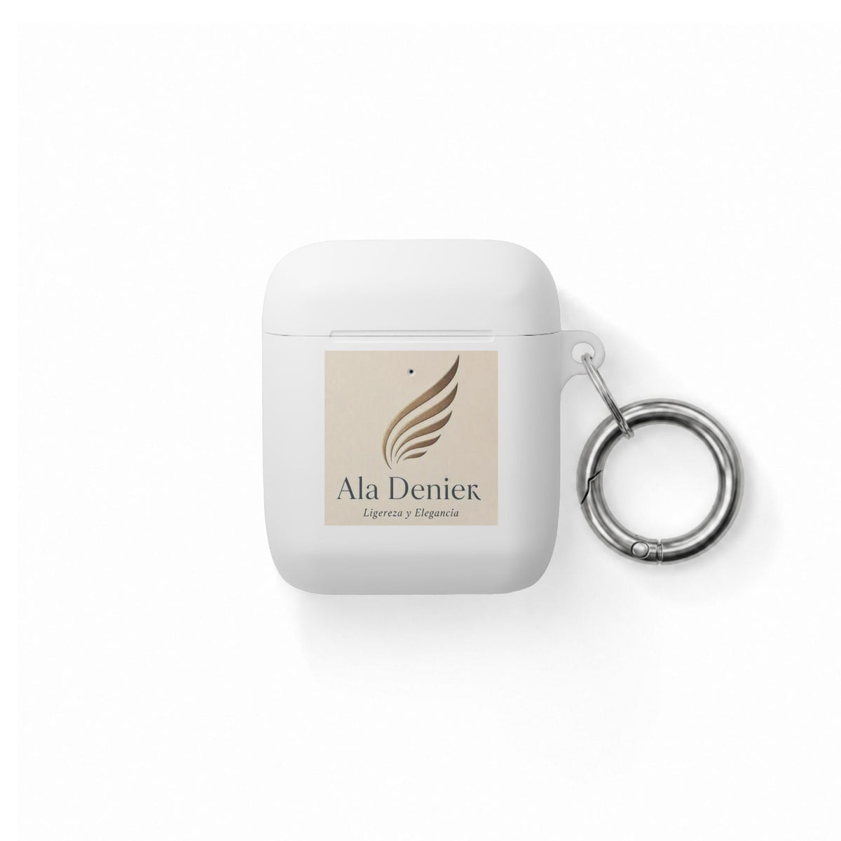 Ala Deniek Logo AirPods Case Cover — Slim Protective Case with Keyring