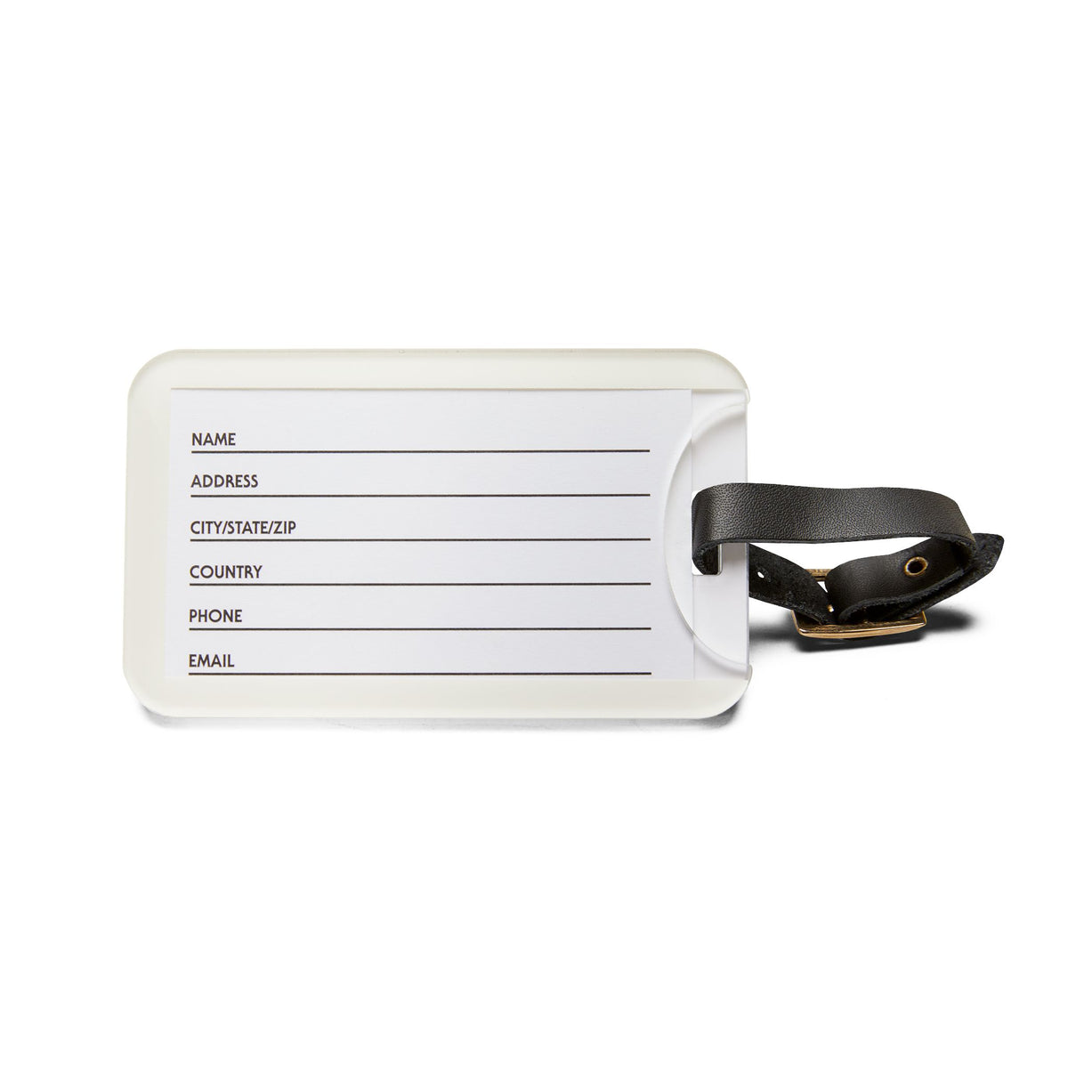Golden Club Luxury Travel Luggage Tag