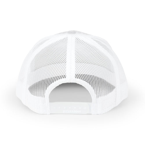 American Queens Snapback Trucker Cap — Crown Emblem Patriotic Mesh Hat