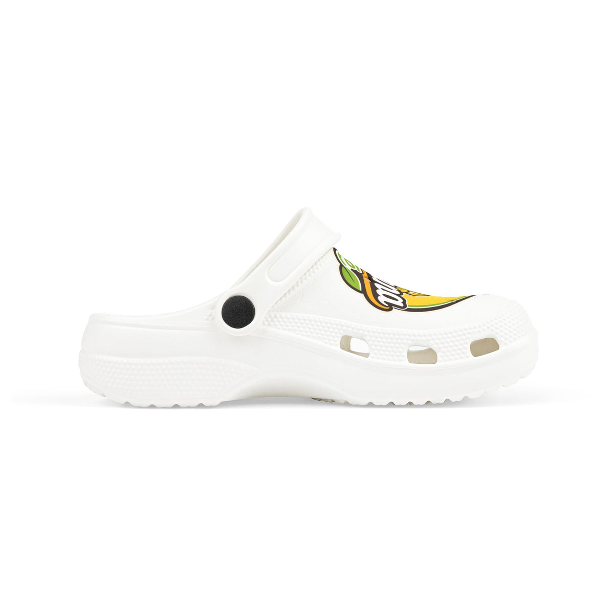 Kids Banana Cartoon Foam Clogs — Cute Yellow Banana Graphic Slip-On Shoes