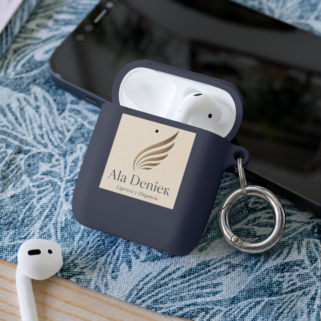 Ala Deniek Logo AirPods Case Cover — Slim Protective Case with Keyring
